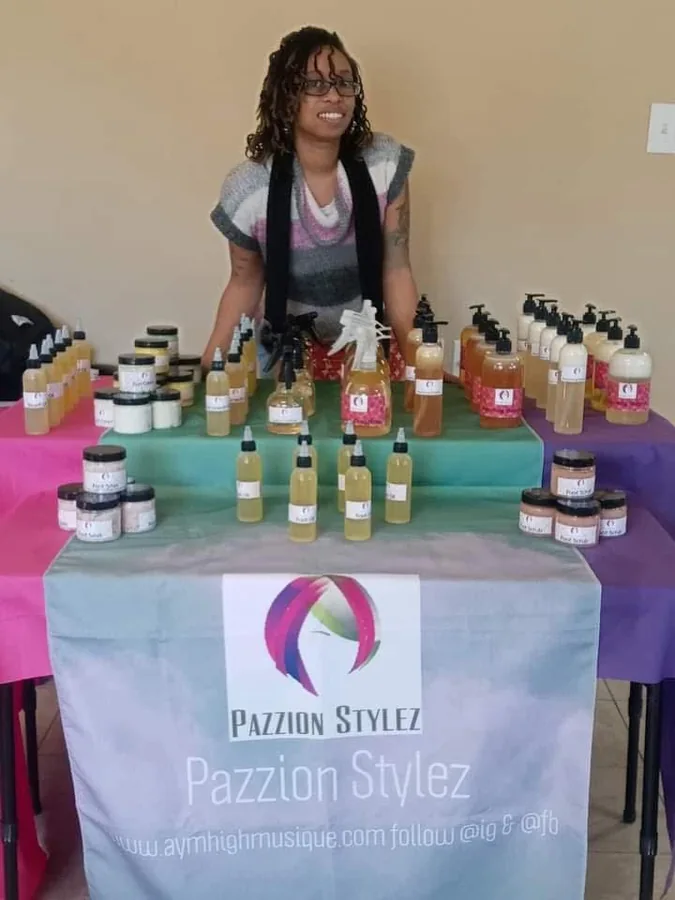 LaToya Terry with Pazzion Stylez products