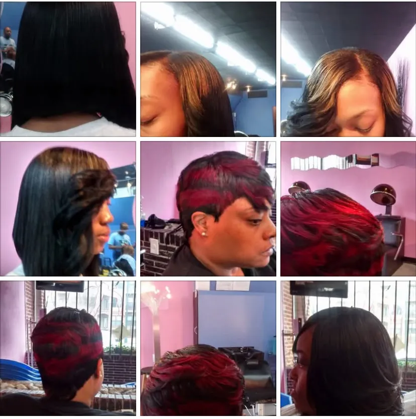 Finished hairstyles by Pazzion Stylez